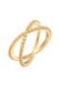 Ring Wickelring Criss Cross Kugel 25 Silber Gold