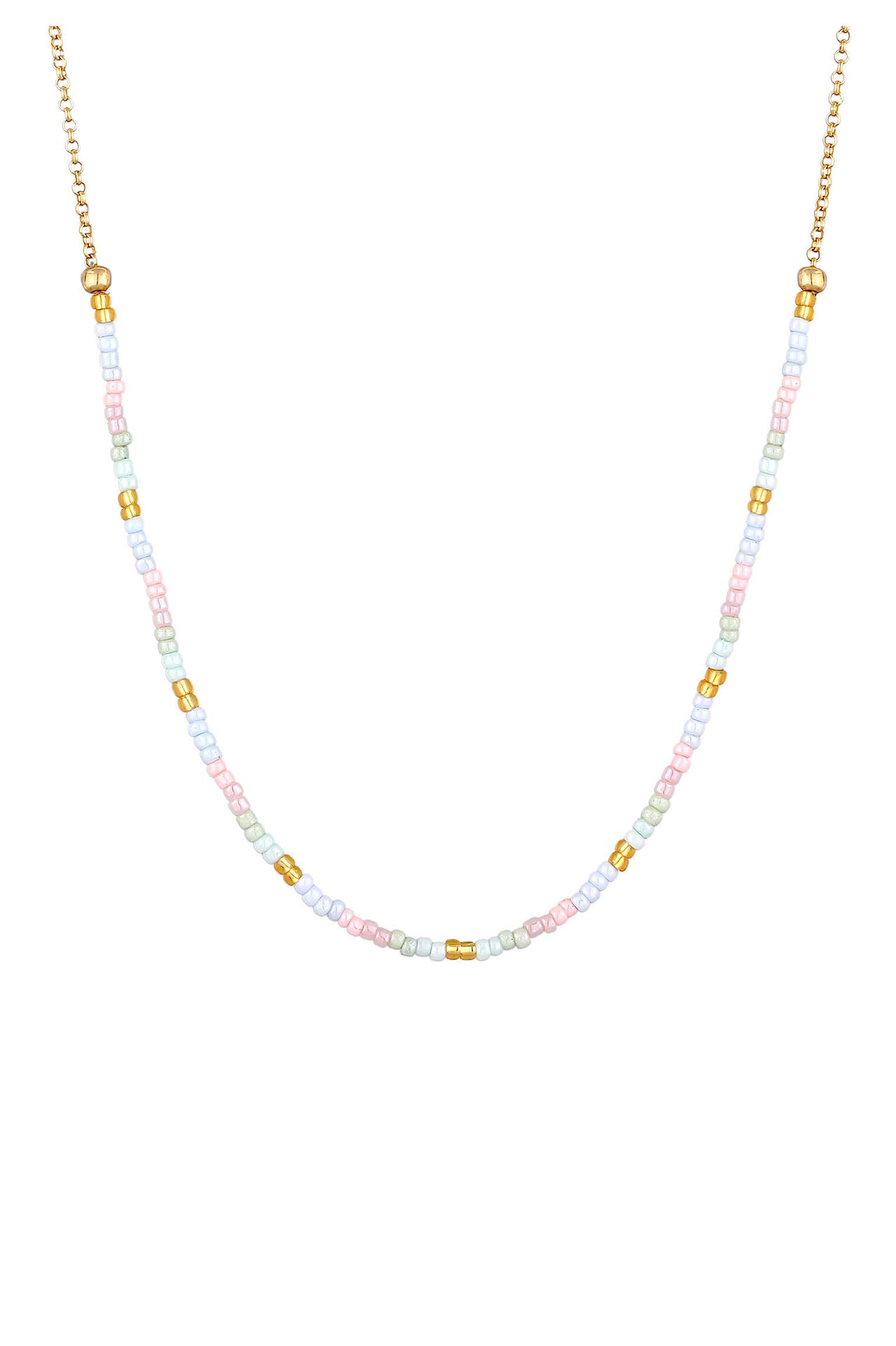 ELLI Halskette Kinder Beads Kugeln Pastell 925 Silber, Bild 1