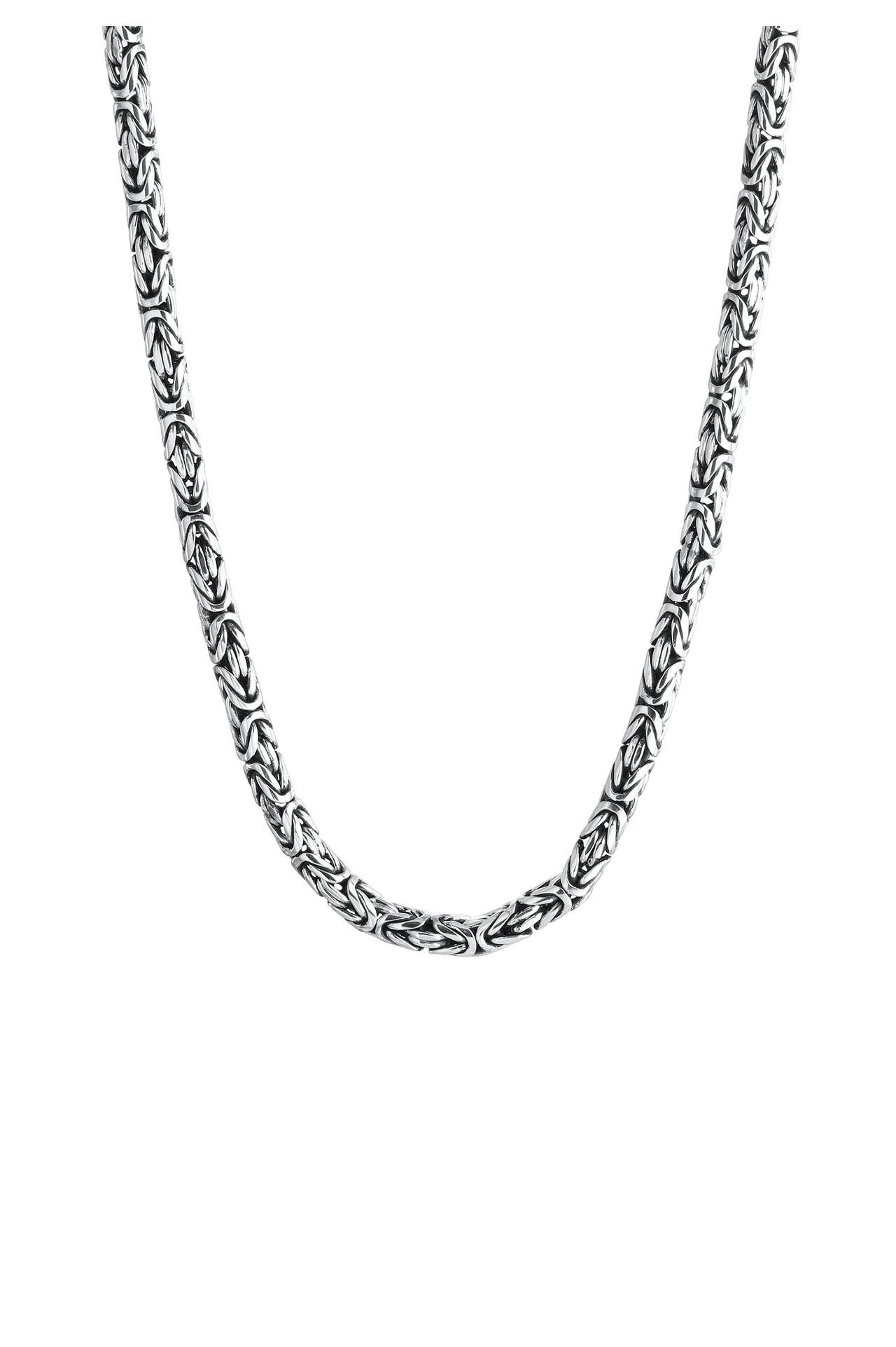 KUZZOI Halskette Herren Glieder Königskette Oxidiert 925 Silber, Bild 1