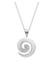 Kette Spirale Basic Geo Erbskette Lang 925 Silber Silber