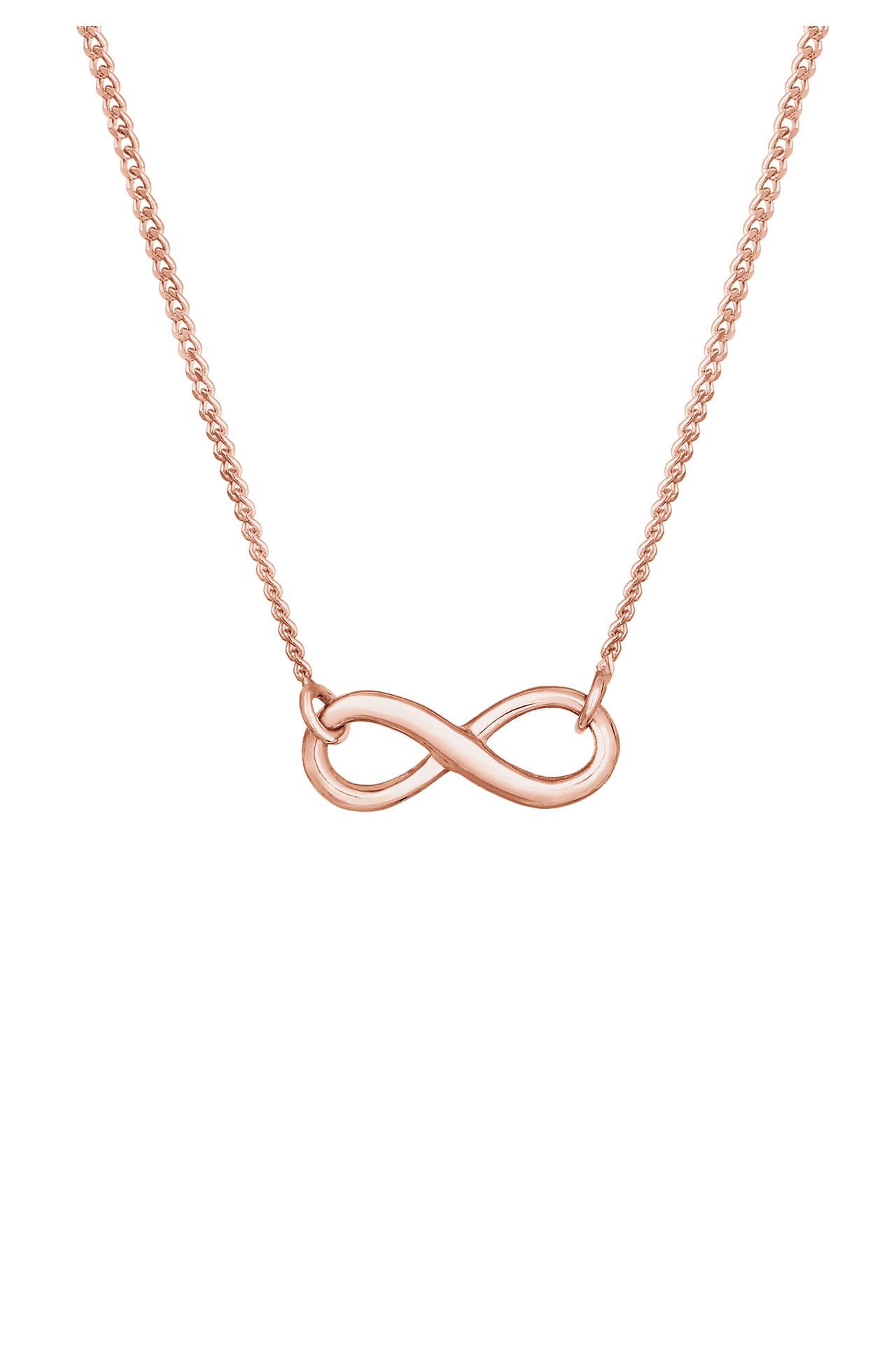 ELLI Kette Kette Infinity Unendlichkeit Symbol 925 Silber Rosegold, Bild 1