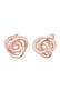 Ohrringe Ohrstecker Knoten 925 Sterling Silber Rosegold