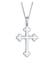 Kette Antik Kreuz Vintage Basic Religion 925 Silber Silber