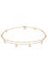 Kette Choker Layer Look Kugelkette Plättchen 925 Silber Gold