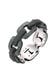 Ring Herren Anker Kettenring Trend 925 Silber Schwarz