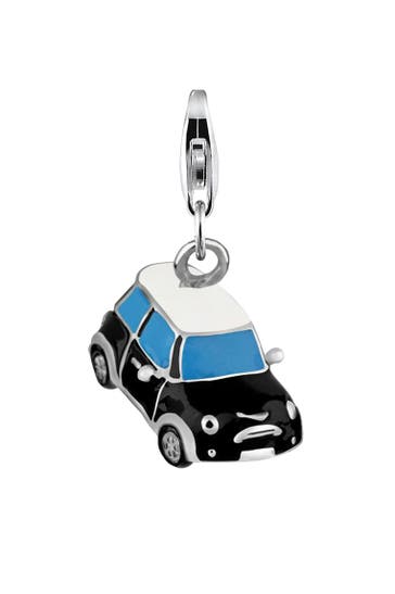 NENALINA Charm Auto Sportwagen Silber-Anhänger Emaille 925 Silber