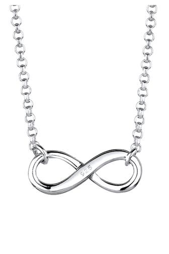 ELLI Kette Infinity Symbol Unendlichkeit 925 Silber Silber