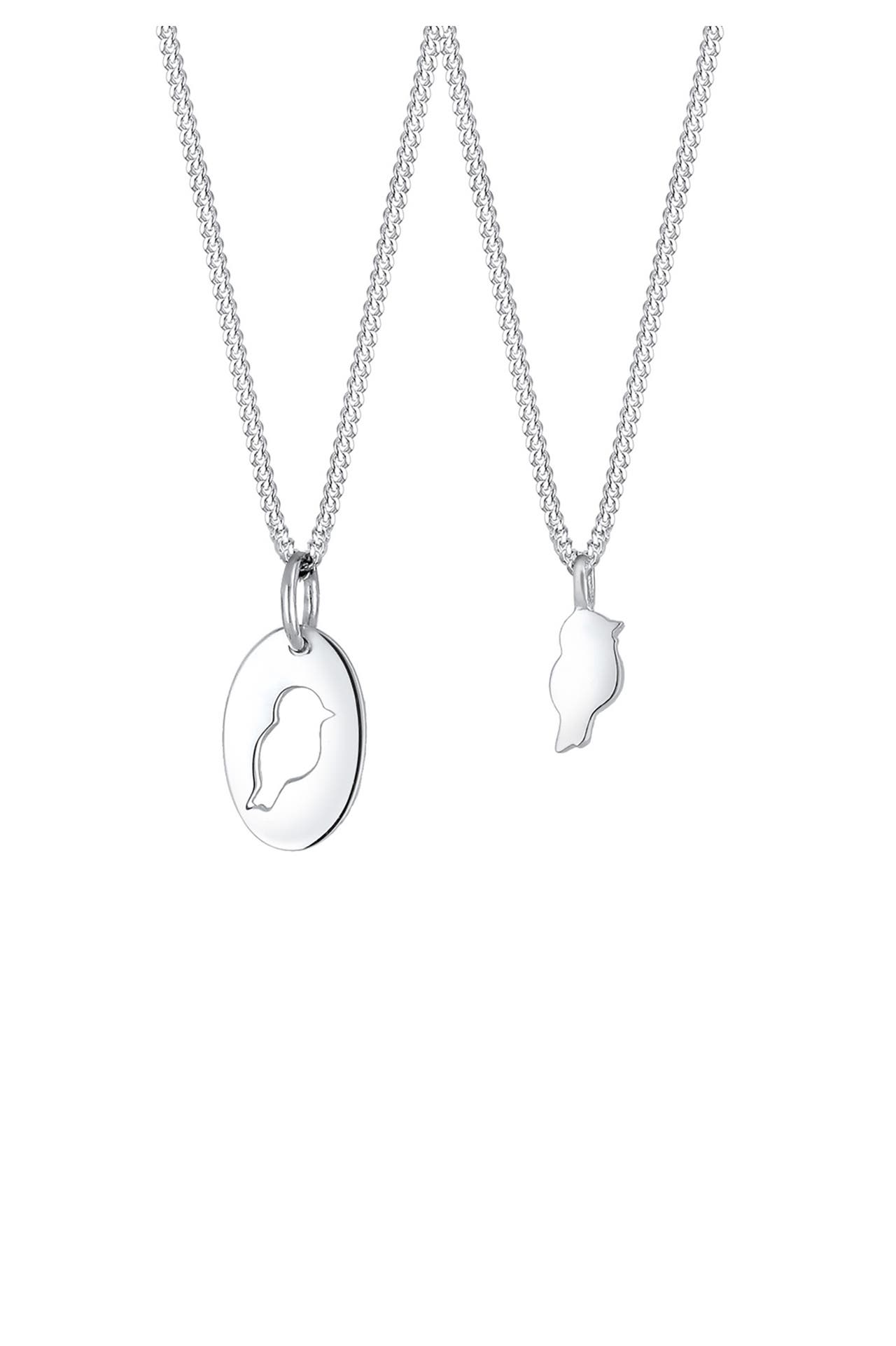 ELLI Kette Mutter Kind Vogel Symbol 925 Sterling Silver Silber, Bild 1