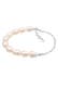 Armband Figaro Barock Süßwasserzuchtperle 925er Silber Silber
