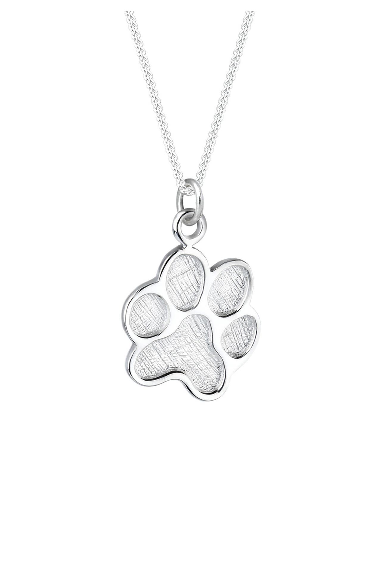 ELLI Kette Pfote Symbol Hund 925 Silber Silber, Bild 1