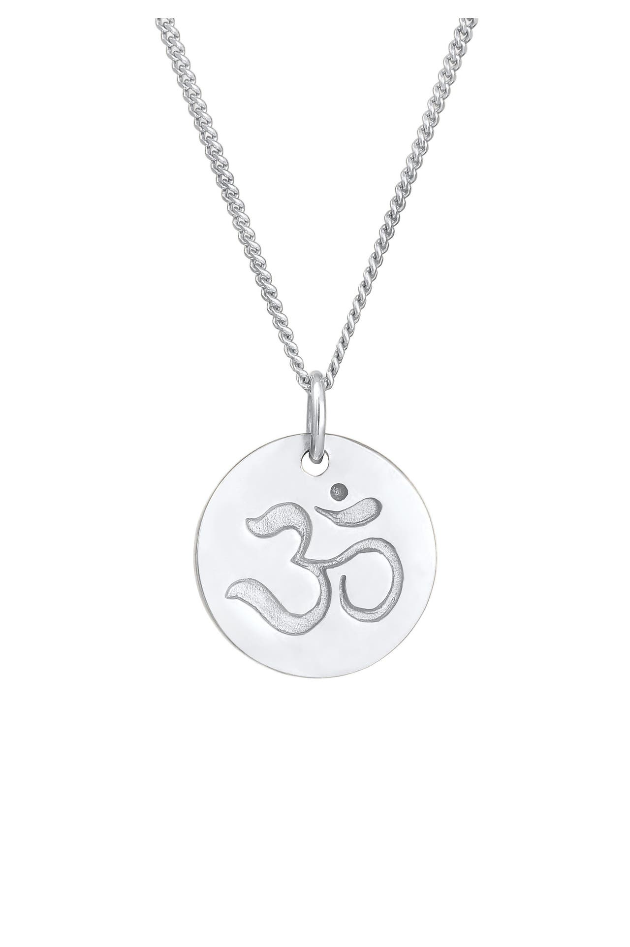 ELLI Kette Om Mantra Yoga Symbol 925 Silber Silber, Bild 1