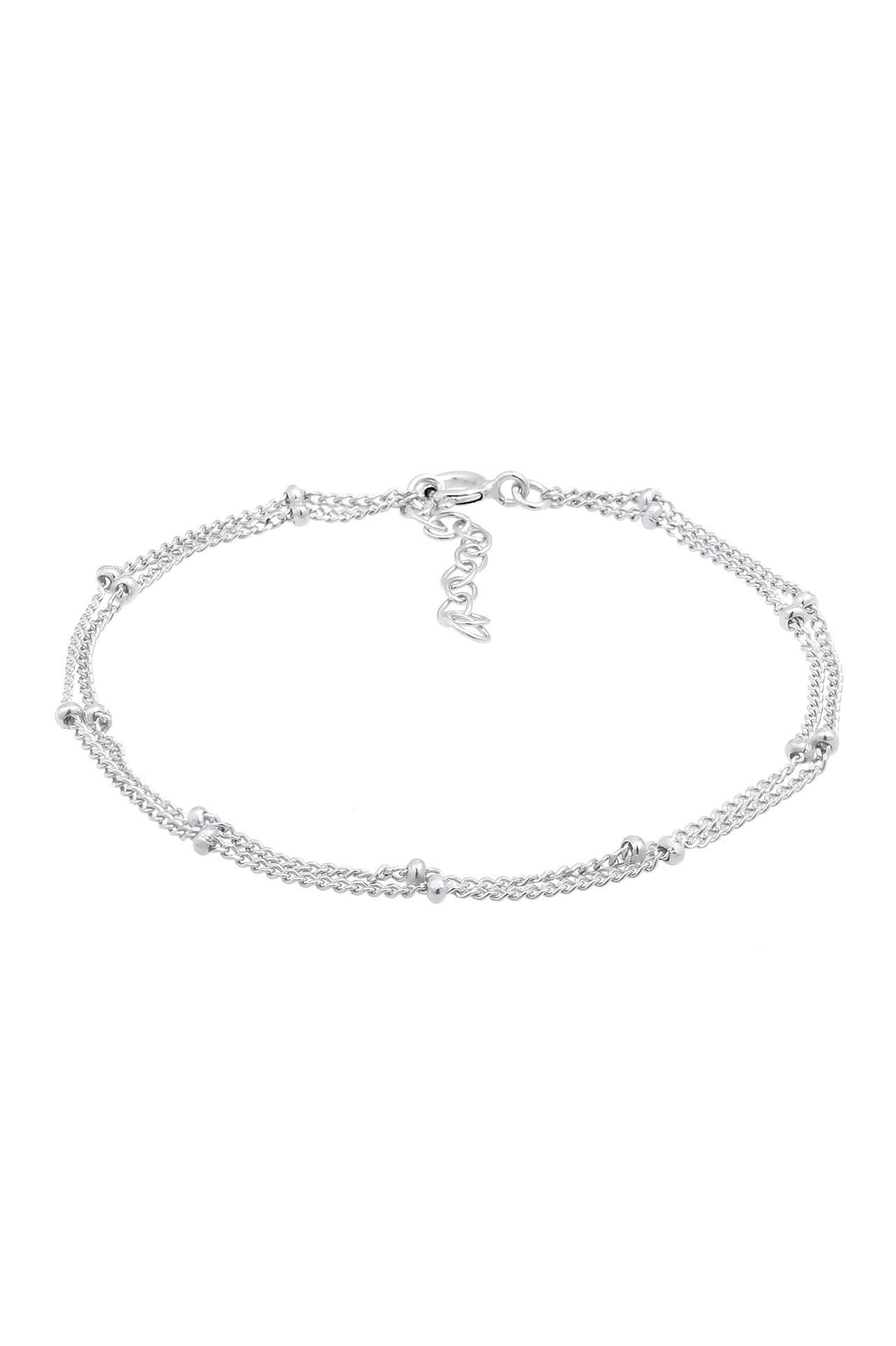 ELLI Armband Layer Kugel Kettchen Basic Trend 925er Silber Silber, Bild 1