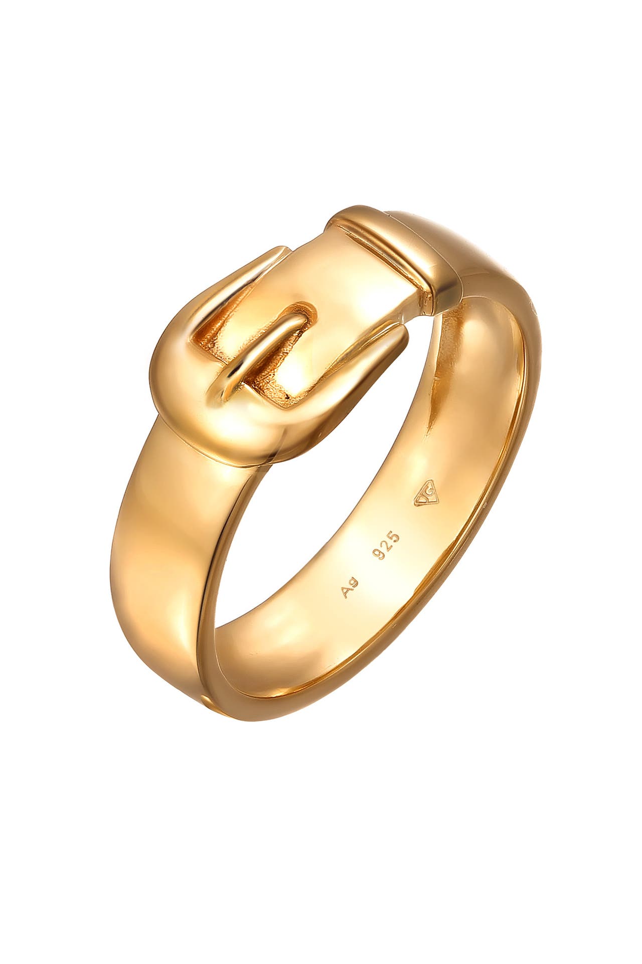 ELLI Ring Gürtel Bandring 925 Sterling Silber Gold, Bild 1