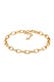 Armband Charm Armband Glieder Oval Basic 925 Silber Gold