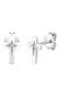 Ohrringe Kreuz Religion Taufe Konfirmation 925 Silber Silber