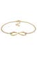 Armband Infinity Ewig Diamant 925 Silber Gold