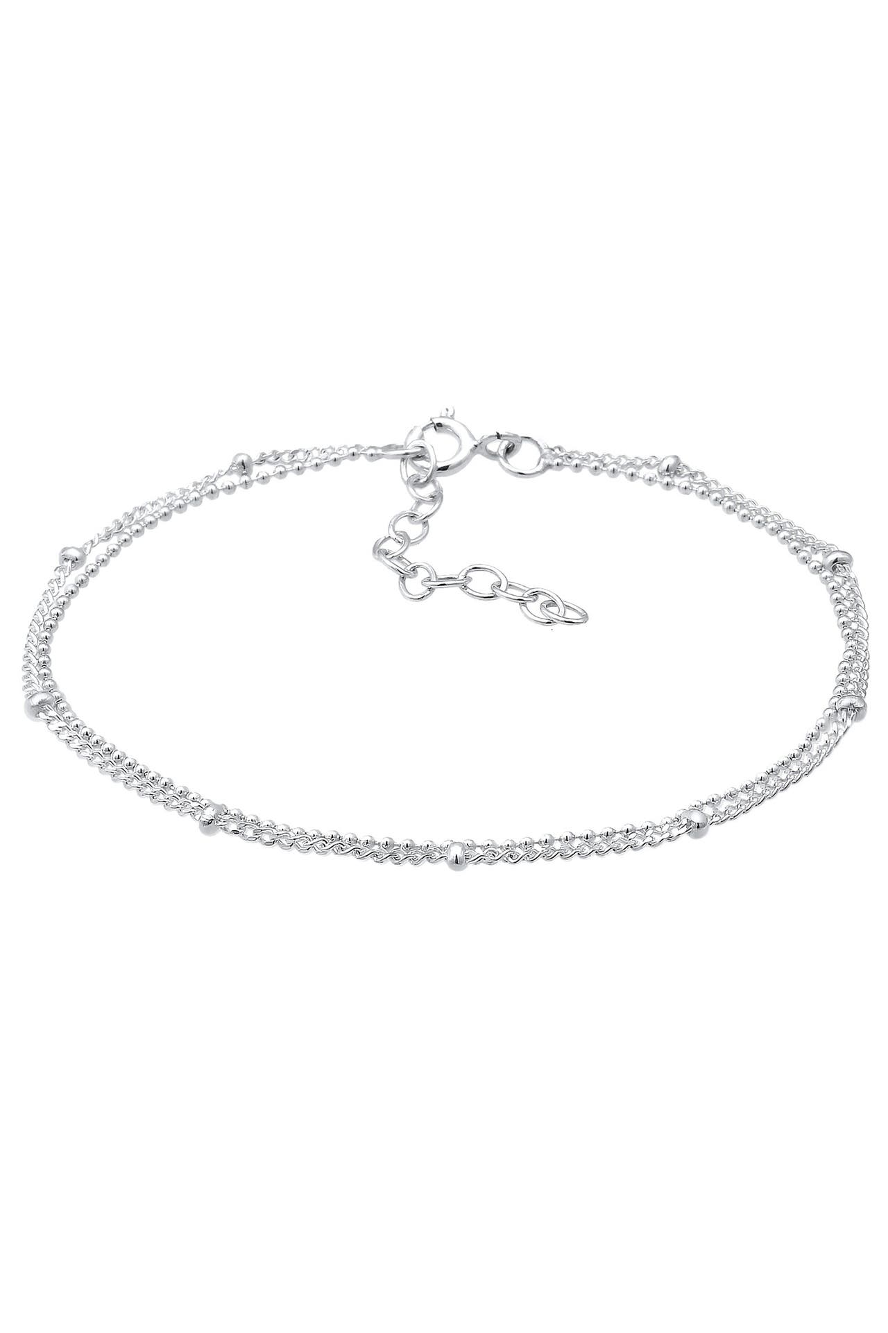 ELLI Armband Kugeln Layer Kettchen Basic 925er Silber Silber, Bild 1