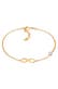 Armband Infinity Unendlich Zeichen Mondstein 925 Silber Gold