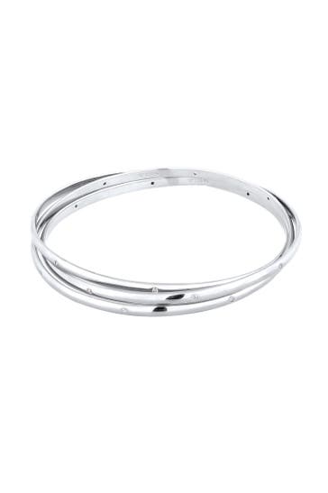 ELLI PREMIUM Armband Armreif Zirkonia Weiß 925 Sterling Silber Silber