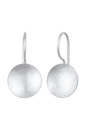 NENALINA Ohrringe Hänger Brushed 925er Silber Silber