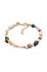 Armband Perlen Glas Edelsteine Bunt Sommermix 925 Silber Bunt