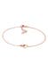 Armband Herzen Verschlungen Lovely 925 Silber Rosegold