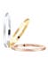 Ring (Set,3 tlg) "Stacking-Rings" Tricolor 925 Silber Gold