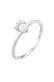 Ring Vintage Zirkonia Kristalle Opal Trend 925 Silber Silber