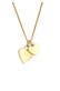 Kette Herz Double Symbol Liebe 925 Silber Gold
