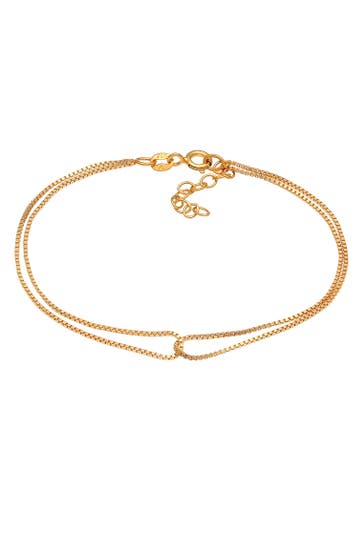 ELLI Armband Infinity Verschlungen Venezianer Basic 925 Silber Gold
