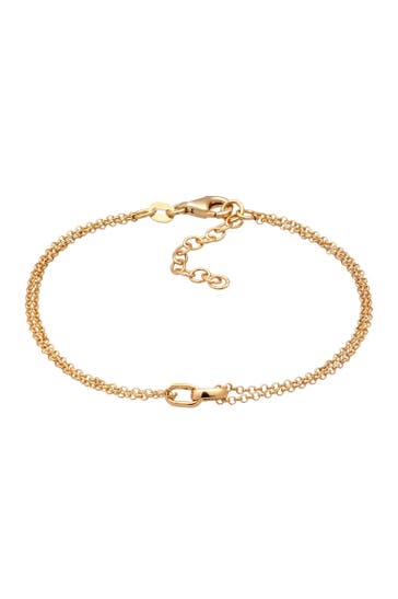 ELLI Armband Ösen Look 925 Sterling Silber Gold