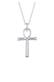 Kette Herren Ankh Kreuz Anhänger 925 Silber Silber