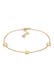 Armband Smiling Plättchen Trend  925 Silber Gold