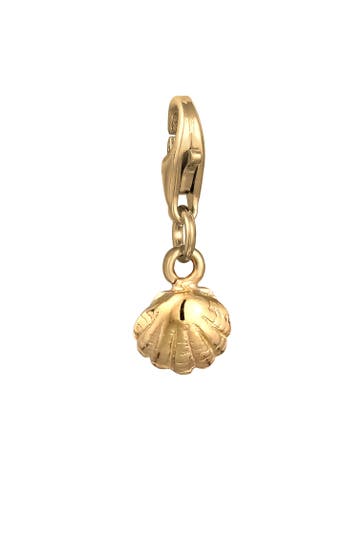 ELLI Charm Charm Anhänger Muschel 925 Sterling Silber