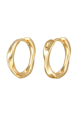 ELLI Ohrringe Elli Creolen Twisted Look Goldfarben Gold