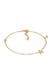 Armband Stern Zirkonia Labradorit Grau 925 Silber Gold