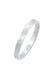 Ring Bandring Partnerring Basic Organic Look 925 Silber Silber