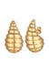 Ohrringe Ohrstecker Tropfen Muschel Goldfarben Gold