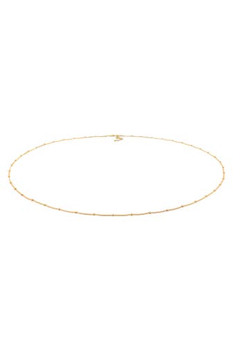 ELLI Kette Bauchkette Bikinikette Kuegelkette 925 Silber Gold