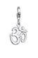 Charm Om Symbol Anhänger 925 Silber