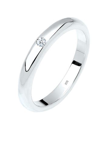 ELLI DIAMONDS Ring 925 Sterling Silber Diamant ct 0.03 Verlobungsring