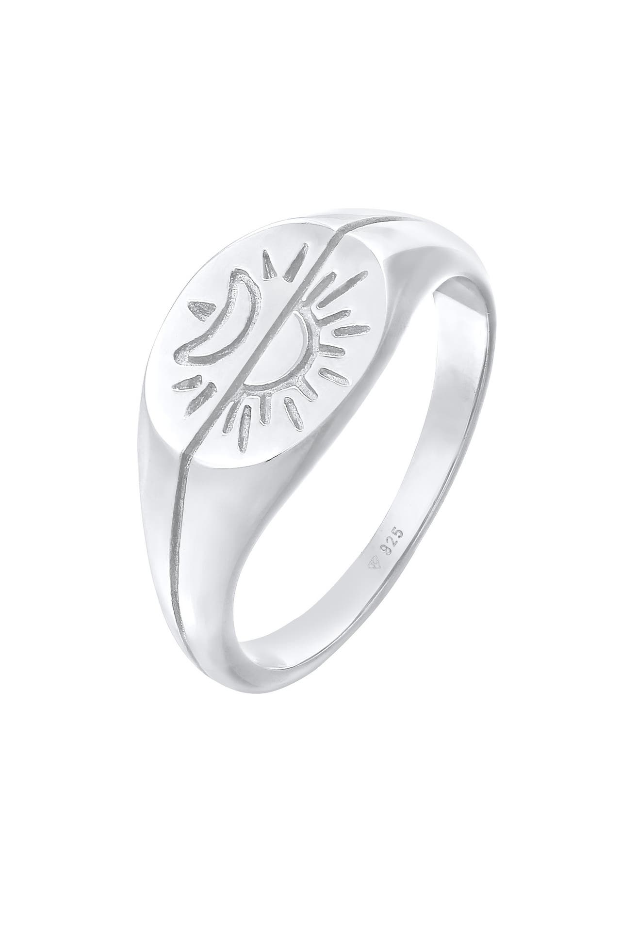 ELLI Ring Elli Sonne Mond 925 Silber Silber, Bild 1