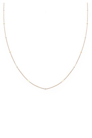 ELLI Kette Plättchen Modisch 925 Silber, mit Kristallen von Swarovski® Gold