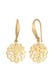 Ohrringe Ohrhänger Ornament Floral Symbol 925 Silber Gold