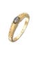 Ring Herren Bandring Labradorite Vintage 925 Silber Gold