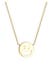 Kette Smiling Face 925 Sterling Silber Gold