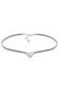 Kette Choker Leder Herz Edelweiss Tracht 925 Sterling Silber Silber