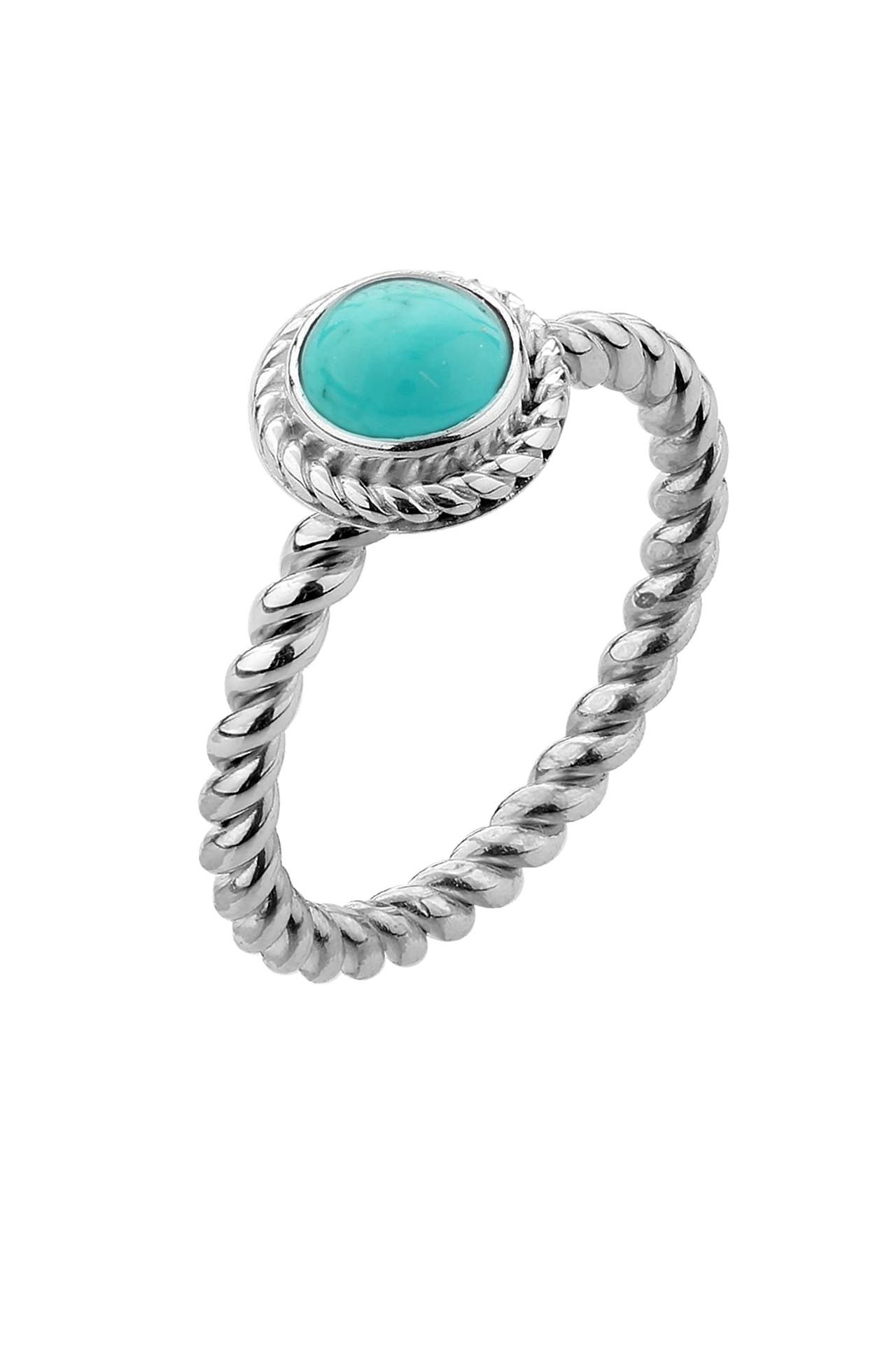 NENALINA Ring Howlith Türkis Geburtsstein Dezember 925 Silber Türkis, Bild 1