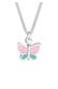 Halskette Kinder Schmetterling 925 Sterling Silber