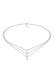 Kette Choker Layer Dreireihig Plättchen Boho 925 Silber Silber